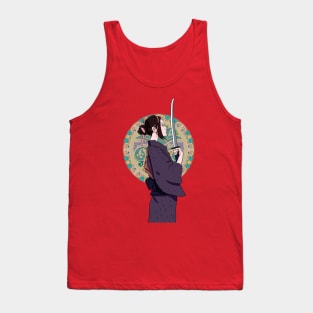 Samurai girl Tank Top